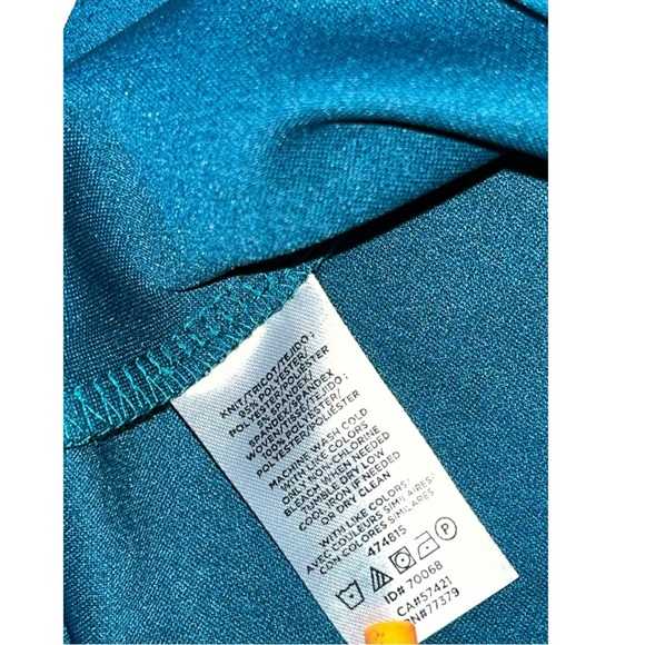 Women’s Ann Taylor Factory Turquoise 3/4 Sleeve Blouse Top - XS - Picture 9 of 12